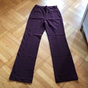 Burgundy dress pants